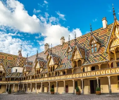 photography of hospices de Beaune